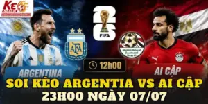 Soi Kèo Argentia Vs Ai Cập 23h00 Ngày 07/07